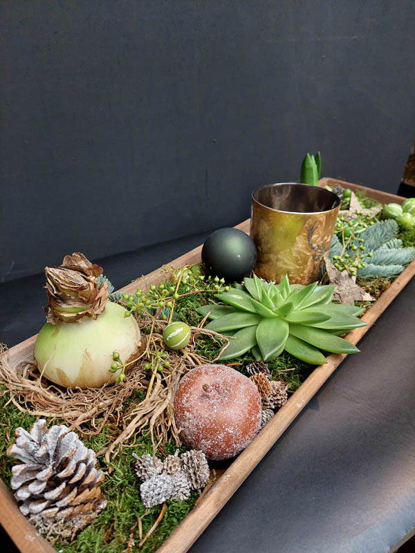 Houten dienblad Kerst Groot